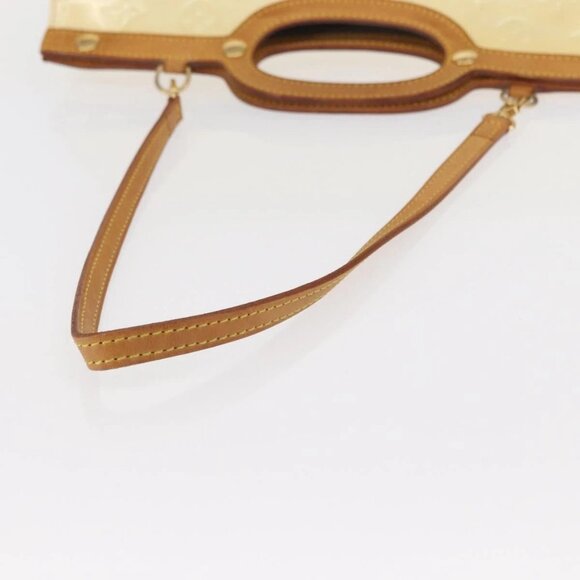 LOUIS VUITTON Monogram Vernis Roxbury Drive Hand Bag Perle M91374 LV Auth 156779 - Picture 7 of 16